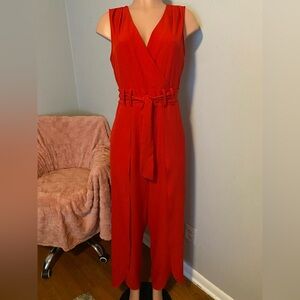 Women Red jumpsuit size 6